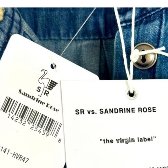New Sandrine Rose X Free People Honored Original Demim Shirt/Dress - Picture 6 of 9